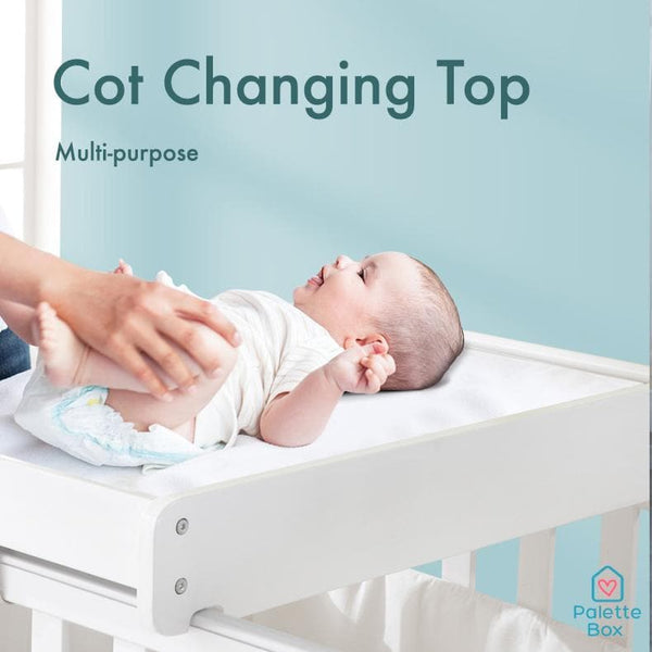 Baby cot sales changing top